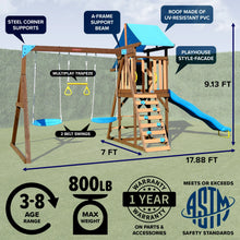 Load image into Gallery viewer, Rosemont wooden swing set