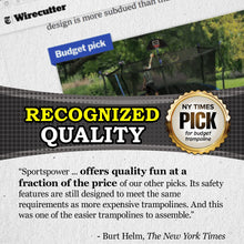 Load image into Gallery viewer, Sportspower TruJump PRO Trampoline with Enclosure System and Jump Mat with Lifetime Warranty