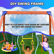 Load image into Gallery viewer, Wildwood wood swing set
