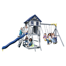 Load image into Gallery viewer, Brookside Wooden Swing Set