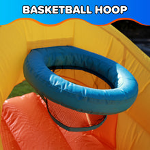Load image into Gallery viewer, Sportspower Half Pipe 17' Inflatable Water Slide with Basketball Hoop