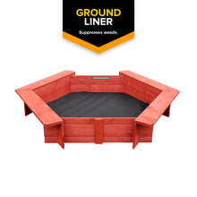 Load image into Gallery viewer, Sportspower 4.3' Hexagon Sandbox With Ground Tarp And Cover