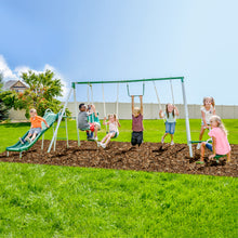Load image into Gallery viewer, Live Oak Metal Swing and Slide Set