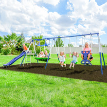 Load image into Gallery viewer, Rosemead Metal Swing and Slide Set