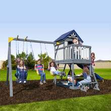 Load image into Gallery viewer, Brookside Wooden Swing Set