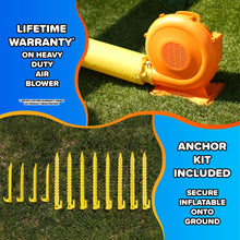 Load image into Gallery viewer, My 1st Inflatable Bounce House with Slide & Hoop