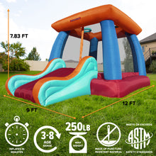 Load image into Gallery viewer, My 1st Inflatable Bounce House with Slide & Hoop