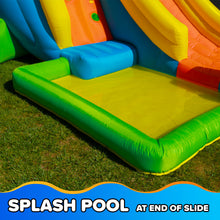 Load image into Gallery viewer, Sportspower Half Pipe 17' Inflatable Water Slide with Basketball Hoop