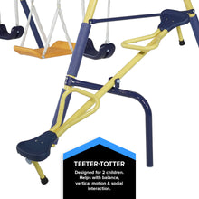 Load image into Gallery viewer, Palmview Swing Set with Teeter-Totter, Standing Swing, and Slide