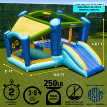Load image into Gallery viewer, My 1st Jump N Slide Bounce House with Ball Pit