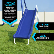 Load image into Gallery viewer, Almansor Metal Swing, Slide & Trampoline Set