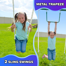 Load image into Gallery viewer, Live Oak Metal Swing and Slide Set