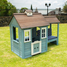 Load image into Gallery viewer, Sportspower Stone Creek Wooden Playhouse With Bench
