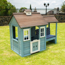 Load image into Gallery viewer, Sportspower Stone Creek Wooden Playhouse With Bench