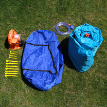 Load image into Gallery viewer, Sportspower Half Pipe 17' Inflatable Water Slide with Basketball Hoop