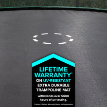 Load image into Gallery viewer, Sportspower 15-Feet Green Trampoline with Enclosure