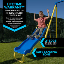 Load image into Gallery viewer, Sportspower Triple Swing and Saucer Metal Swing Set