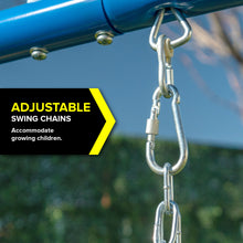 Load image into Gallery viewer, Sportspower Triple Swing and Saucer Metal Swing Set