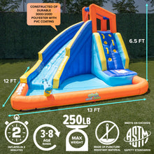 Load image into Gallery viewer, Big Wave 2 Water Slide Backyard Inflatable Jumper