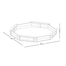 Load image into Gallery viewer, Sportspower 6.6' Octagon Sandbox with Ground Tarp & Cover