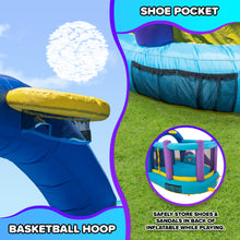 Load image into Gallery viewer, Sportspower Inflatable Bounce House with Kid’s Whack-A-Play and Basketball Hoop