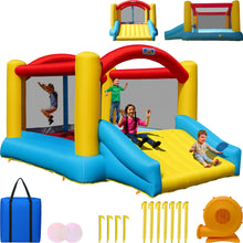 Load image into Gallery viewer, Sportspower My 1st Jump N Play Inflatable Bounce House with Large Slide