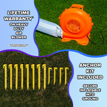 Load image into Gallery viewer, Sportspower My 1st Jump N Play Inflatable Bounce House with Slide