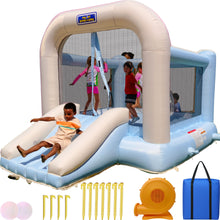 Load image into Gallery viewer, Sportspower My 1st Jump N Play Inflatable Bounce House with Slide