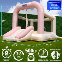 Load image into Gallery viewer, Sportspower My 1st Jump N Play Inflatable Bounce House with Slide