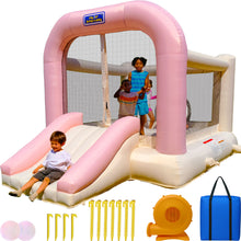 Load image into Gallery viewer, Sportspower My 1st Jump N Play Inflatable Bounce House with Slide