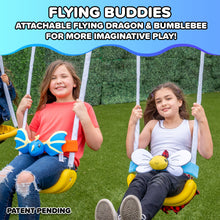 Load image into Gallery viewer, Sportspower Super Flyer Swing Set with 2 Flying Buddies, Saucer Swing, 2 Swings