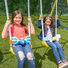 Load image into Gallery viewer, Sportspower Super Flyer Swing Set with 2 Flying Buddies, Saucer Swing, 2 Swings