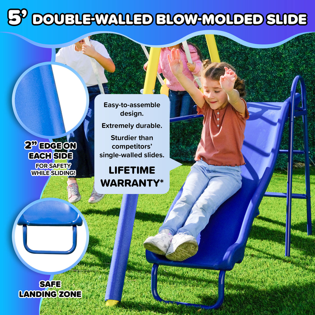 Super Saucer Metal Swing Set – SportsPowerSwingSets