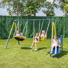 Load image into Gallery viewer, Super Saucer Metal Swing Set