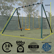 Load image into Gallery viewer, Sportspower Denali 10' Metal Swing Set