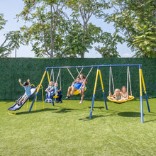 Load image into Gallery viewer, Super Star Swing, Saucer, and Slide Set