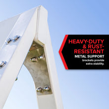 Load image into Gallery viewer, SPORTSPOWER ASPEN 7-FT VINYL COVERED WOODEN SWING SET WITH 3 SWINGS