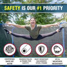 Load image into Gallery viewer, TruJump 12ft square trampoline