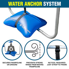 Load image into Gallery viewer, TruJump 14' Trampoline With Basketball Hoop, Badminton, and Volleyball