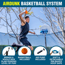 Load image into Gallery viewer, TruJump 14' Trampoline With Basketball Hoop, Badminton, and Volleyball
