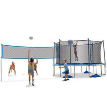 Load image into Gallery viewer, TruJump 14' Trampoline With Basketball Hoop, Badminton, and Volleyball