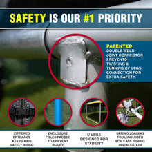 Load image into Gallery viewer, Trujump 15' Round Backyard Trampoline with Safety Enclosure