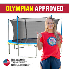 Load image into Gallery viewer, Trujump 15' Round Backyard Trampoline with Safety Enclosure