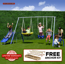 Load image into Gallery viewer, Taylor Galvanized Metal Swing Set