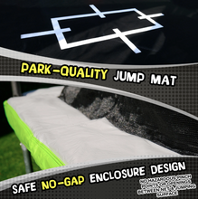 Load image into Gallery viewer, Sportspower TruJump 12ft x 6ft Rectangular BattleBall Trampoline with Built-In Ball Scoring Game, Exceeds ASTM Safety Standards