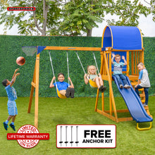 Load image into Gallery viewer, SPORTSPOWER ADDISON WOOD SWING SET