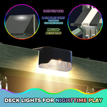Load image into Gallery viewer, Ladera Solar Wooden Swing Set with Nighttime Lights