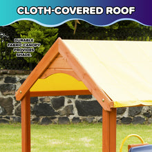 Load image into Gallery viewer, Sportspower Encinitas Wood Playhouse With 4' Slide