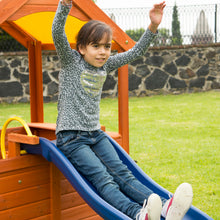 Load image into Gallery viewer, Sportspower Encinitas Wood Playhouse With 4' Slide