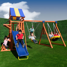 Load image into Gallery viewer, Willow Creek Wooden Swing Set